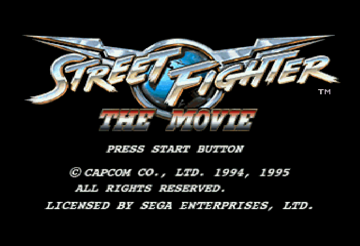 Street Fighter The Movie screenshot 5 for Sega Saturn